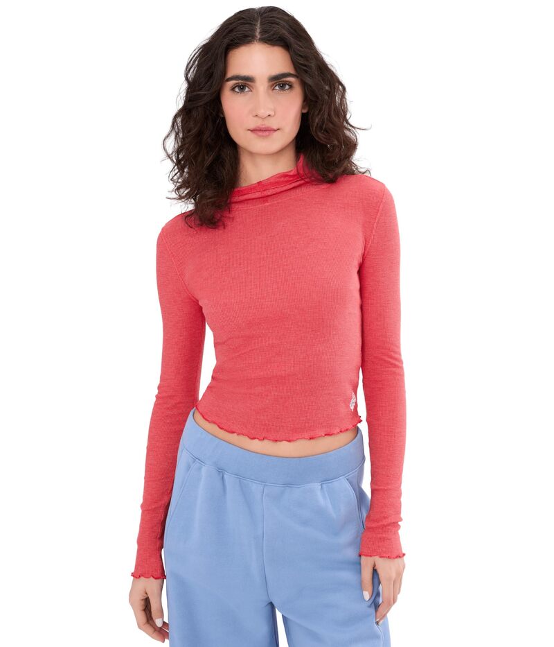 フリーピープル レディース トップス シャツ FP Movement Breatheasy Long Sleeve Victory Red レッド