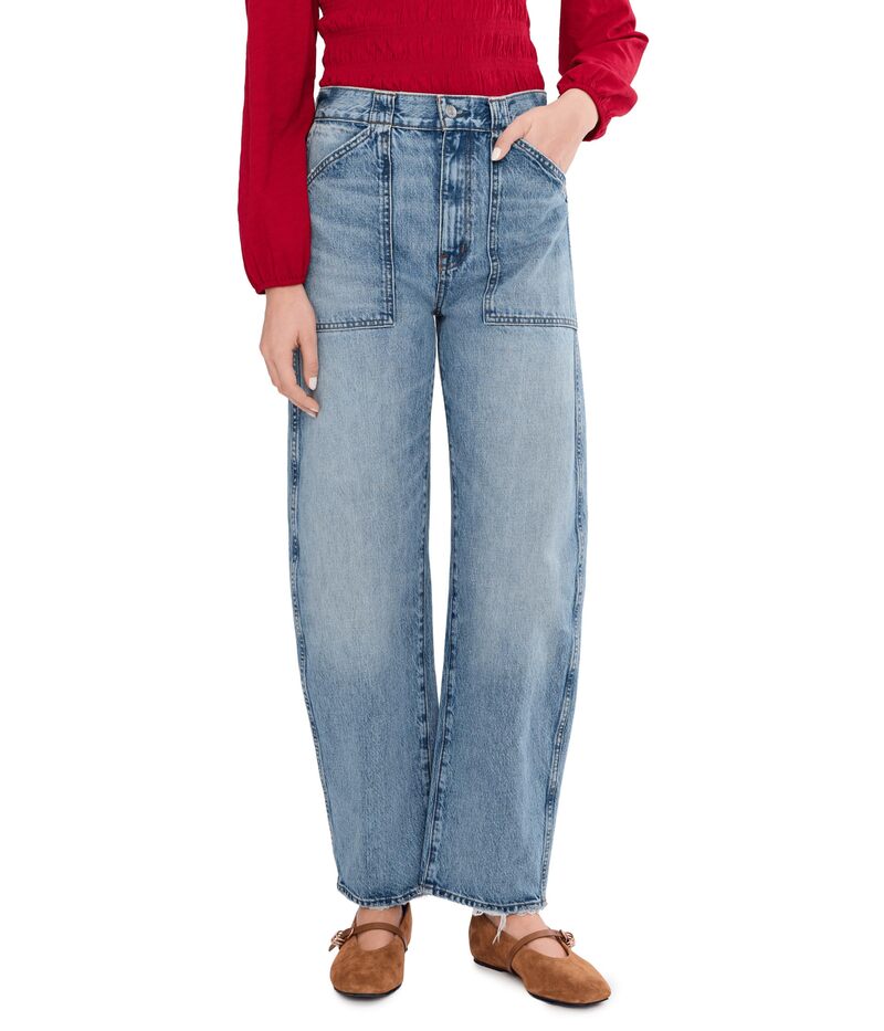 メイドウェル レディース ボトムス デニムパンツ ジーンズ Madewell Balloon Jeans With Military Pockets In Raebrook Wash Mckinney Wash｜ReVida 店