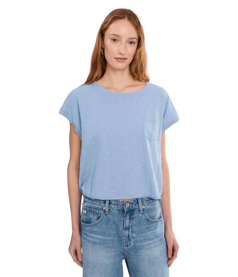 モッドドック レディース トップス プルオーバー Mod-o-doc Short Dolman Sleeve Step Hem Tee Frost