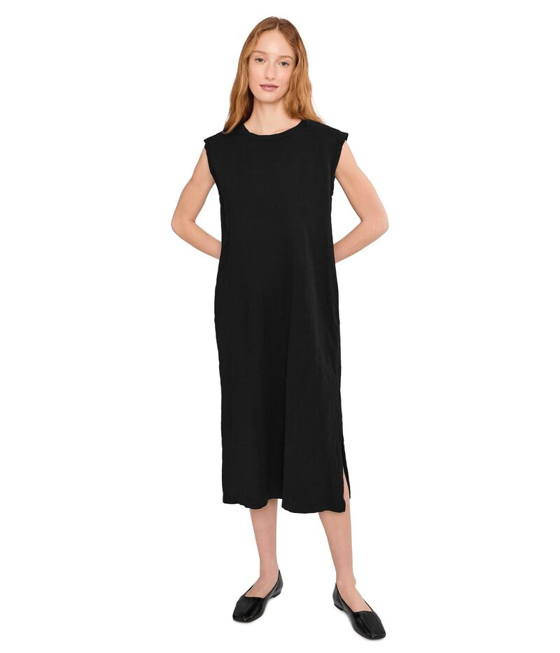 モッドドック レディース トップス ワンピース キャップ Mod-o-docap Sleeve Column Dress with Side Slits Black ブラック|ReVida 店