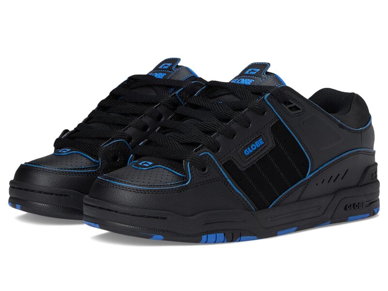 地球儀 メンズ シューズ スニーカー Globe Fusion Black/Blue/Mosaic 黒いこと