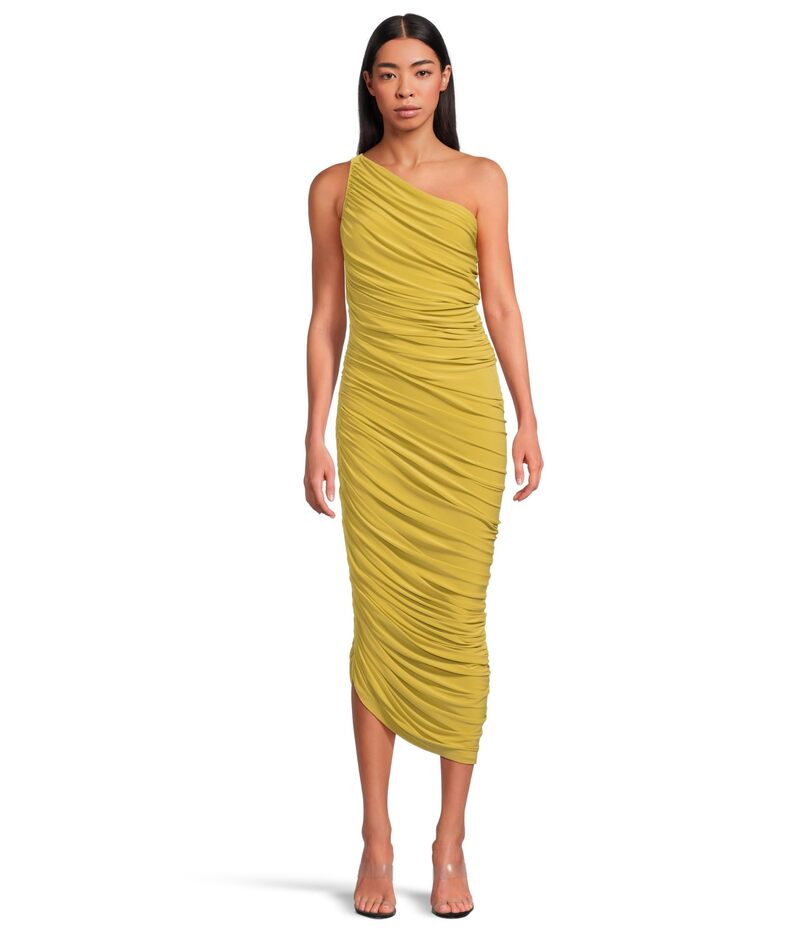 ノーマカマリ レディース トップス ワンピース Norma Kamali Diana Gown Asparagus
