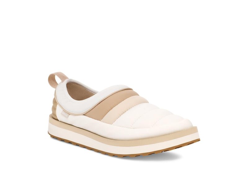 サヌーク レディース シューズ スリッポン・ローファー Sanuk Puffy Chiller Low 2 Glam Champagne シャンパン