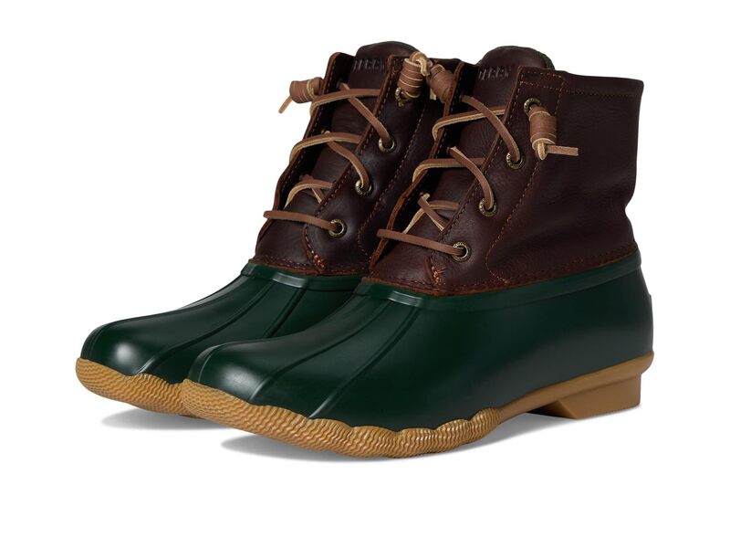 スペリー レディース シューズ ブーツ・レインブーツ Sperry Salt Water Brown 赤銅色