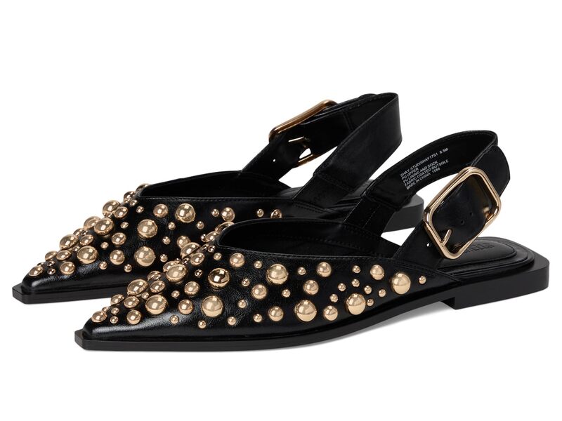 スティーブ マデン レディース アンダー御召しもの ソックス Steve Madden Shay Black Stud 黒いこと