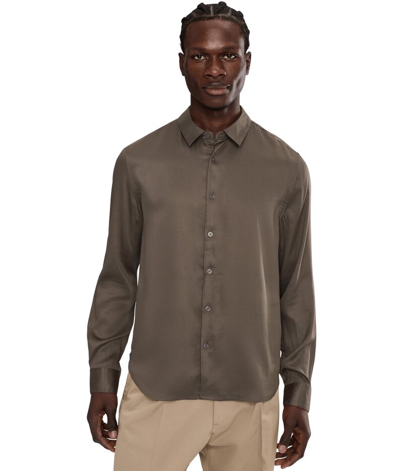ジョンバルベイトス メンズ トップス シャツ John Varvatos Rosshirt W675R25 Teakwood