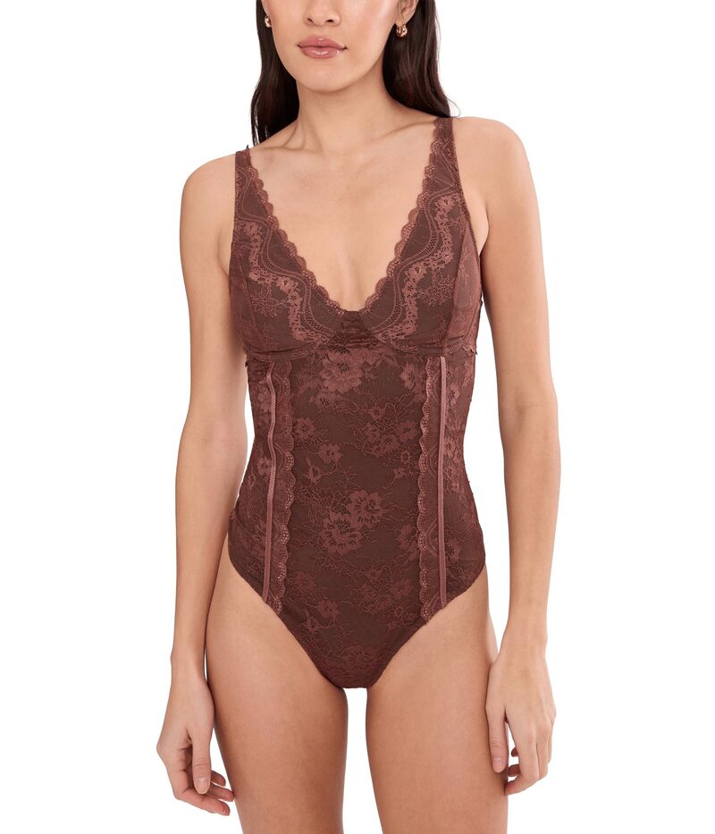 フリーピープル レディース トップス シャツ ボディースーツ Free People Sayou Love Me Bodysuit Mink ミンク