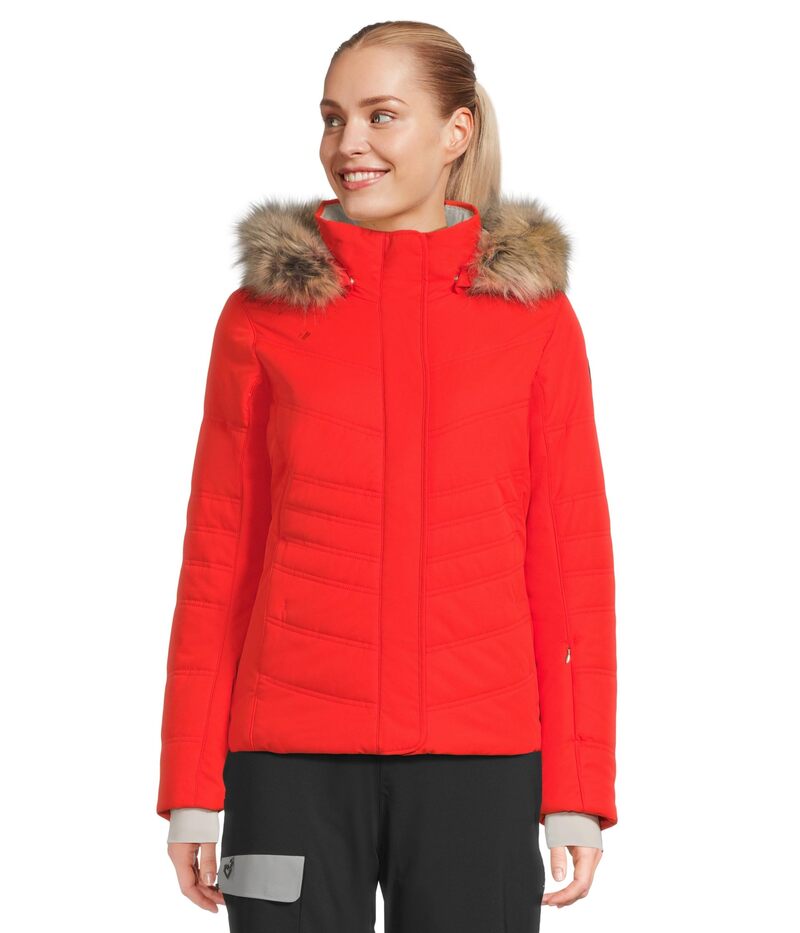 オバマイヤー レディース アウター 厚地の外套 上衣 Obermeyer Tuscany II Jacket High Kick Orange オレンジ色 コート・ジャケット-レディースファッション