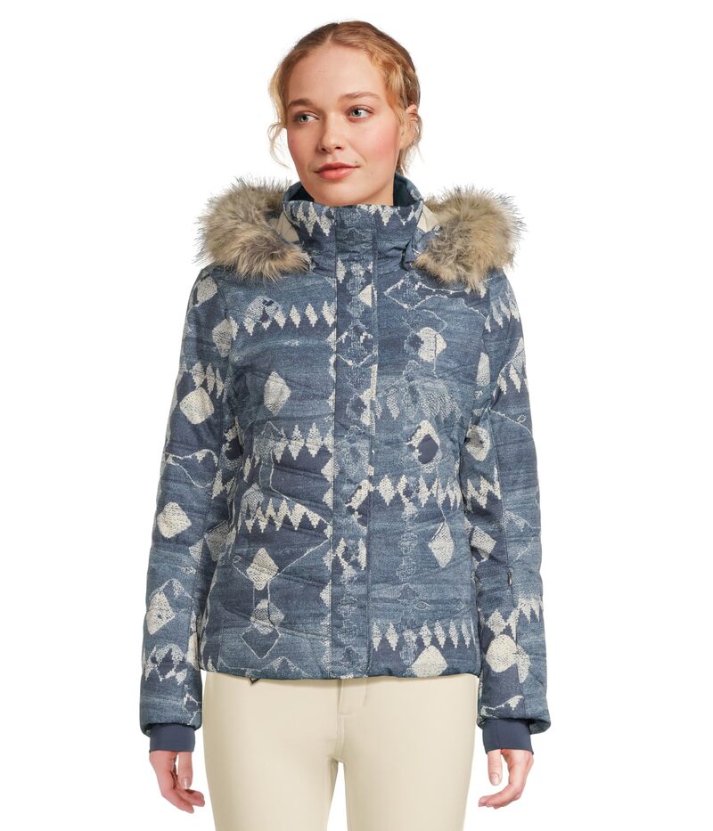 オバマイヤー レディース アウター コート ジャケット Obermeyer Tuscany II Jacket Indigo Mountains インディゴ