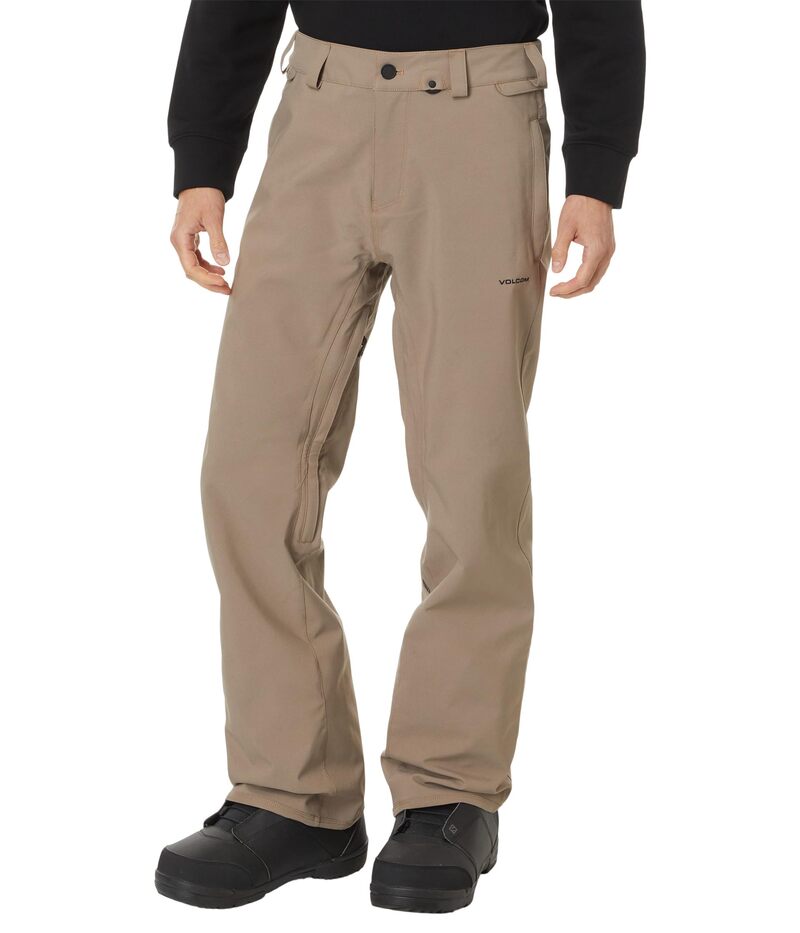 ボルコム メンズ ボトムス カジュアルパンツ Volcom Snow Freakin Snow Chino Chestnut Brown ブラウン