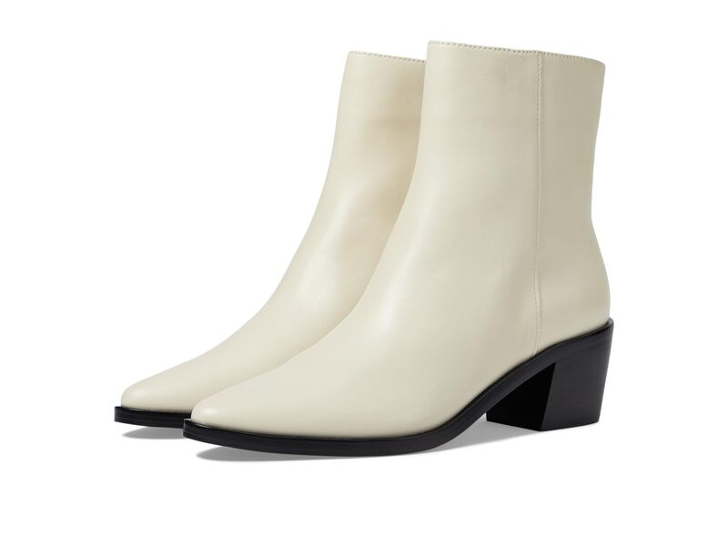メイドウェル レディース シューズ ブーツ・レインブーツ アンクル レザー Madewell Theverten Ankle Boot in Leather Pale Parchment
