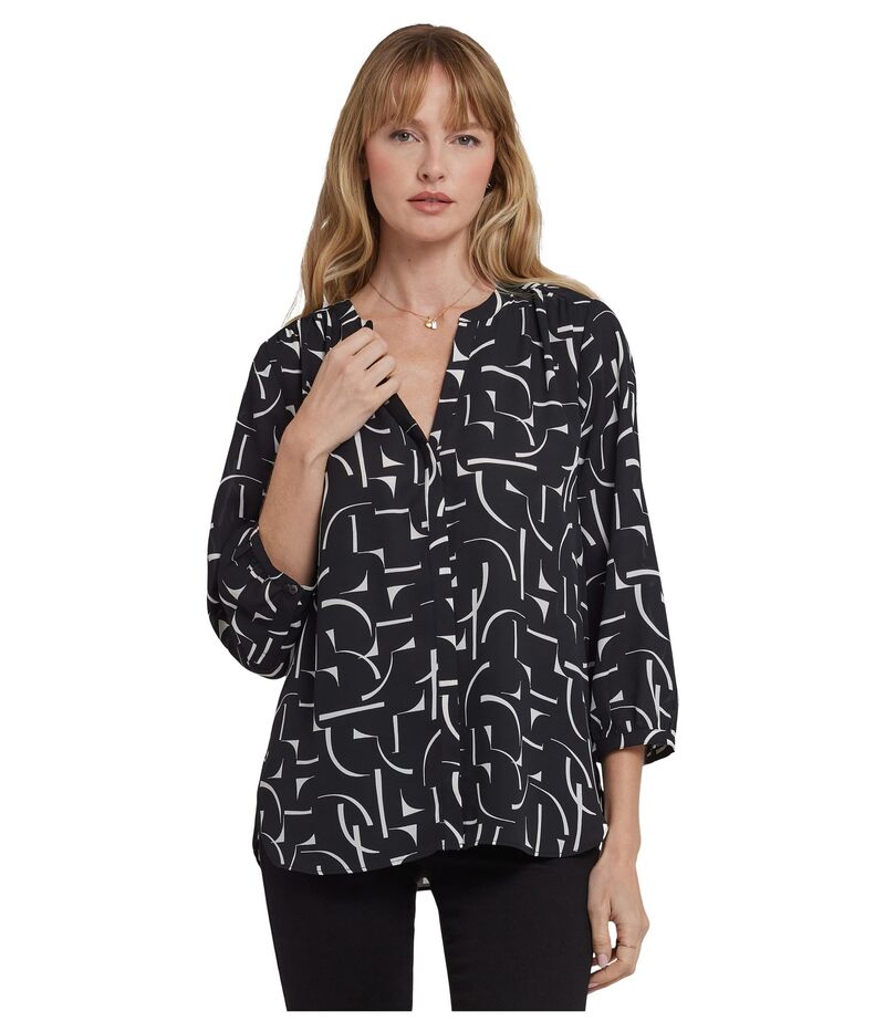 エヌワイディージェイ レディース トップス シャツ ブラウス NYDJ Pintuck Blouse Les Mureaux