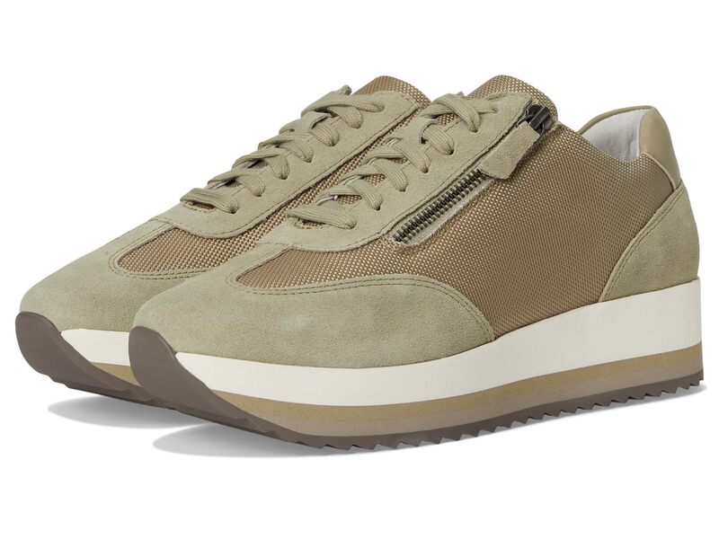 ジョンストンアンドマーフィー レディース シューズ スニーカー Johnston & Murphy Gracie Side-Zip Sage セージ