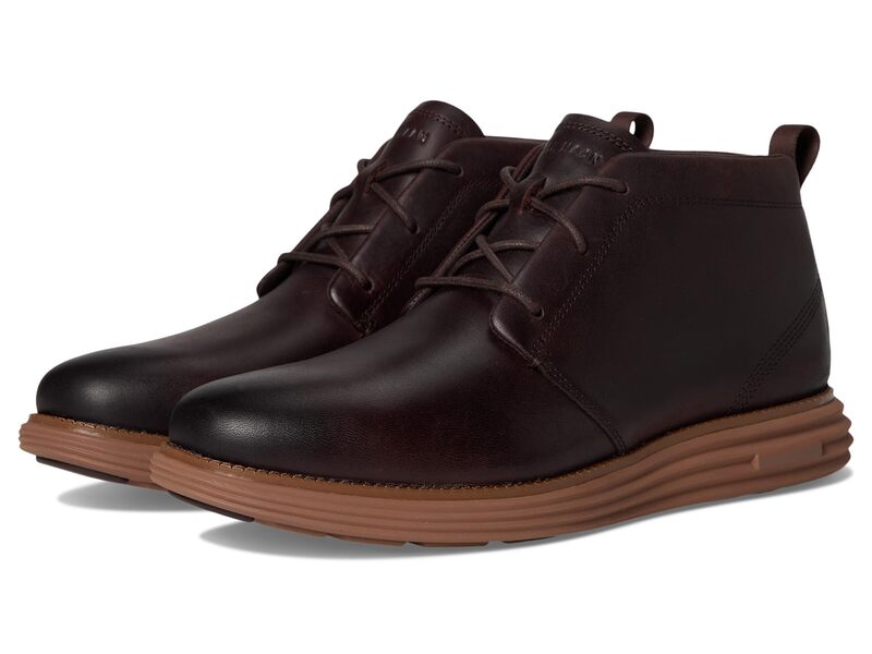 コールハーン メンズ シューズ ブーツ・レインブーツ Cole Haan Originalgrand Remastered Waterproof Chukka Boots Chocolate Raisin/Natural/Dark Sequoia Wp チョコレート｜ReVida 店