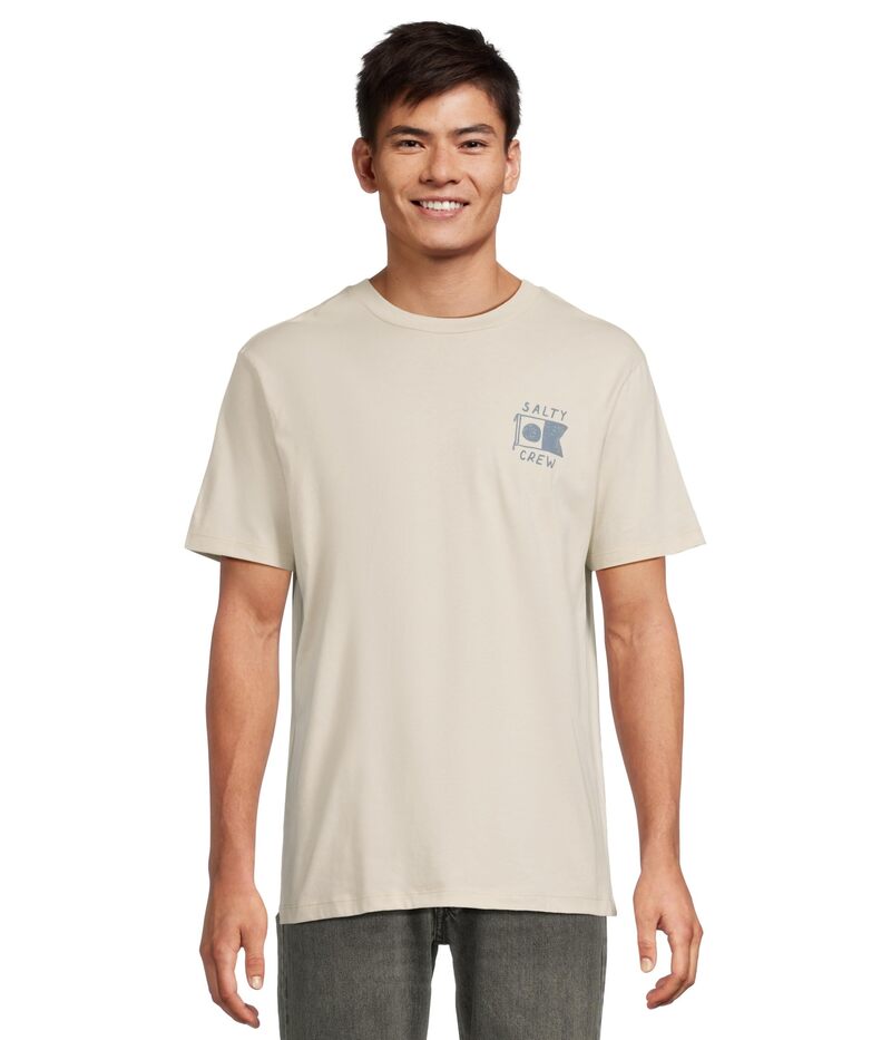 ソルティークルー メンズ トップス シャツ Salty Crew Call Sign Short Sleeve Tee Bone