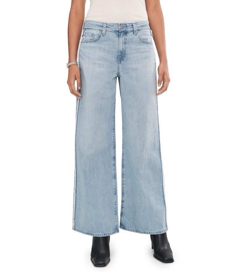 エージージーンズ レディース ボトムス デニムパンツ ワイドレッグ AG Jeansaige Mid-Rise Wide Leg Blindsided｜ReVida 店
