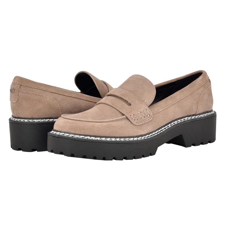 カルバンクライン レディース シューズ サンダル Calvin Klein Suzie Taupe Suede トープ