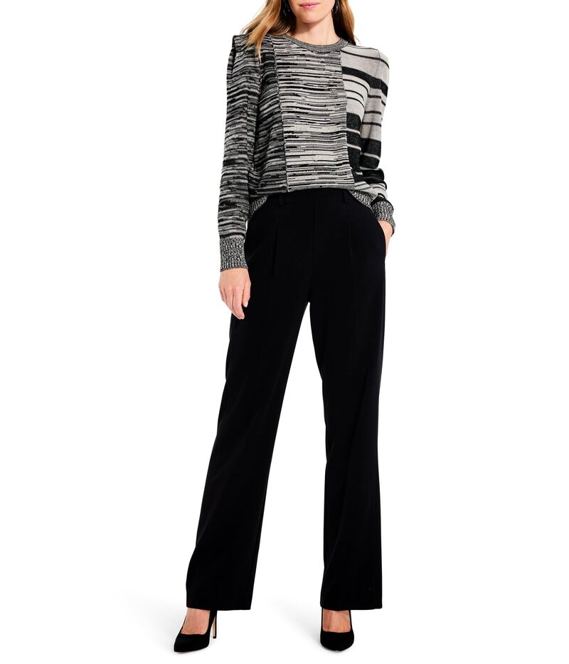 ニックプラスゾーイ レディース アウター ニット・セーター プチ NIC+ZOE Petite Mixed Musingsweater Black Multi ブラック