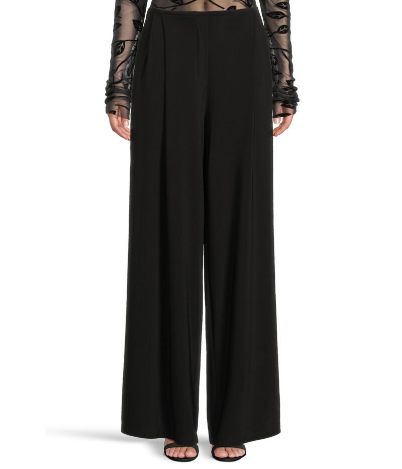 ノーマカマリ レディース ボトムス 心地好いズボン下 Norma Kamali Mens Pleat Pants Black 黒いこと