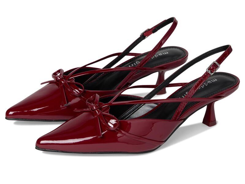マッデンガール レディース シューズ 踵 Madden Girl Viixen Dark Cherry Patent