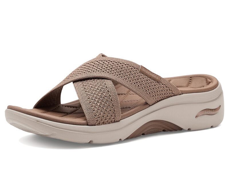 スケッチャーズ レディース シューズ サンダル SKECHERS On-The-Go Walk Arch Fit 2.0 Sandals - Grace Mocha モカ