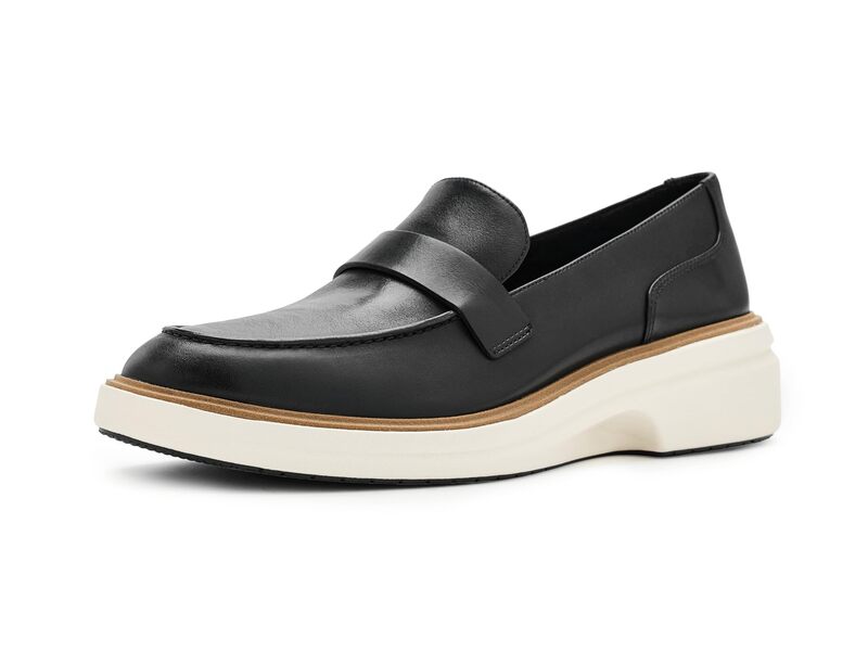 電話を掛けるハーン レディース シューズ オックスフォード Cole Haan OriginalGrand Cityspectre Black Leather 1 黒いこと レディース靴-ローファー