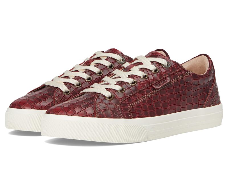 タオスフットウェア レディース シューズ スニーカー Taos Footwear Plim Soulux Red Croco レッド｜ReVida 店