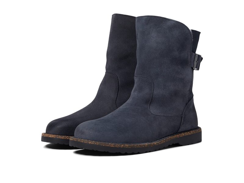 ビルケンシュトック レディース シューズ ブーツ・レインブーツ スエードクロス Birkenstock Uppsala Shearling - Suede Graphite/Natural Suede/Shearling 黒鉛 ブーツ-靴-その他