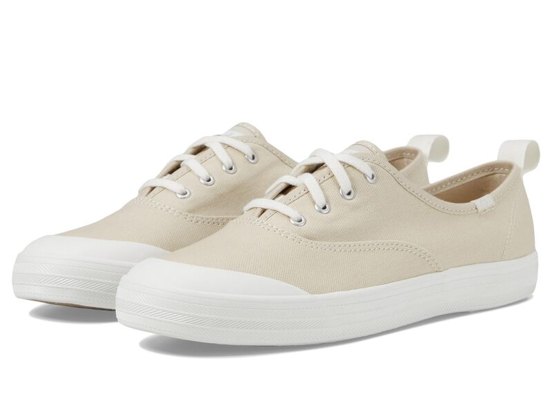 ケッズ レディース シューズ スニーカー 旗がしら スピード競技 Keds Champion Toe Cap Lace Up Oatmeal Canvas オートミール