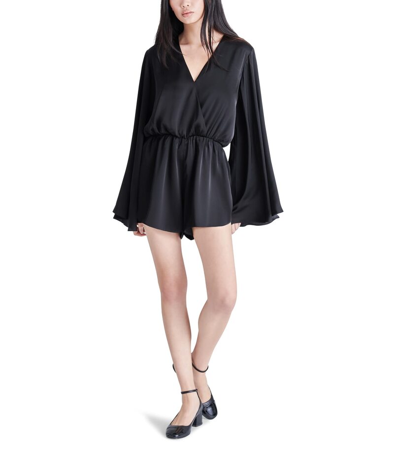 スティーブ マデン レディース トップス ジャンプスーツ ロンパース Steve Madden Farrah Romper Black ブラック|ReVida 店