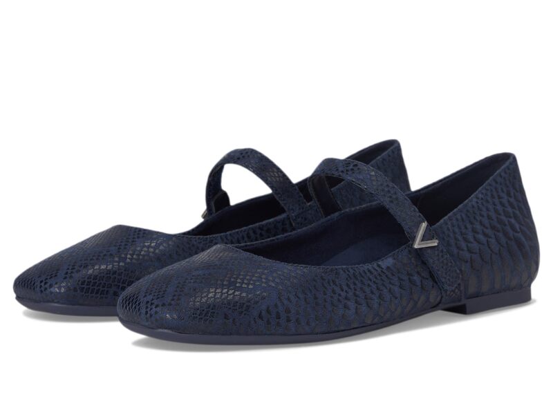 バイオニック レディース シューズ サンダル VIONIC Alameda Mary Janes Navy Snake 米国海軍