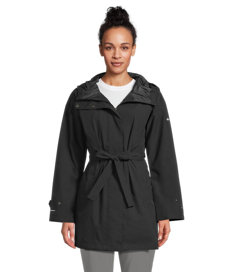 コロンビア レディース アウター コート ジャケット Columbia Here And There III Trench Jacket Black ブラック｜ReVida 店