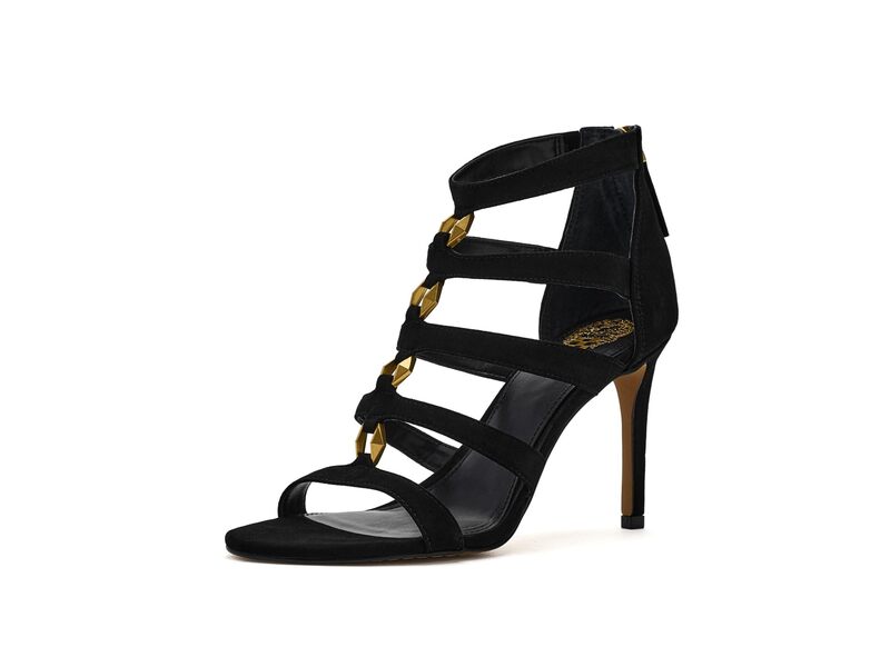 ヴィンスカムート レディース シューズ 踵 Vince Camuto Azelie Caged Higheel Black 黒いこと