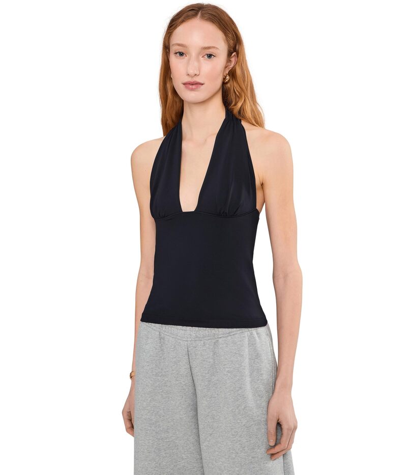 フリーピープル レディース トップス シャツ ホルター Free People Round Two Halter Black ブラック｜ReVida 店