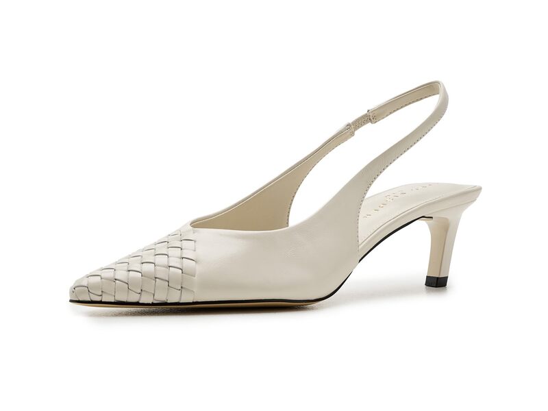 目じるし・フィッシャー レディース シューズ 踵 Marc Fisher LTD Rilly Cream Leather 皮膚軟化剤