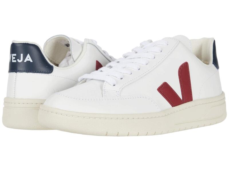 ヴェジャ メンズ シューズ スニーカー VEJA V-12 Extra/White/Marsala/Nautico 白いこと