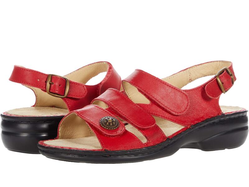 ダイビッドテイト レディース シューズ 踵 David Tate Wrap Red Nappa 赤いこと