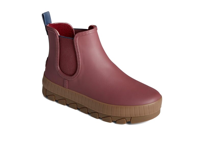 スペリー レディース シューズ ブーツ・レインブーツ チェルシー Sperry Torrent Chelsea Maroon マルーン