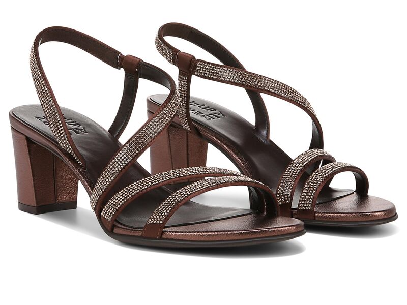 ナチュライザー レディース シューズ 踵 Naturalizer Vanessa2 Cinnamon Satin