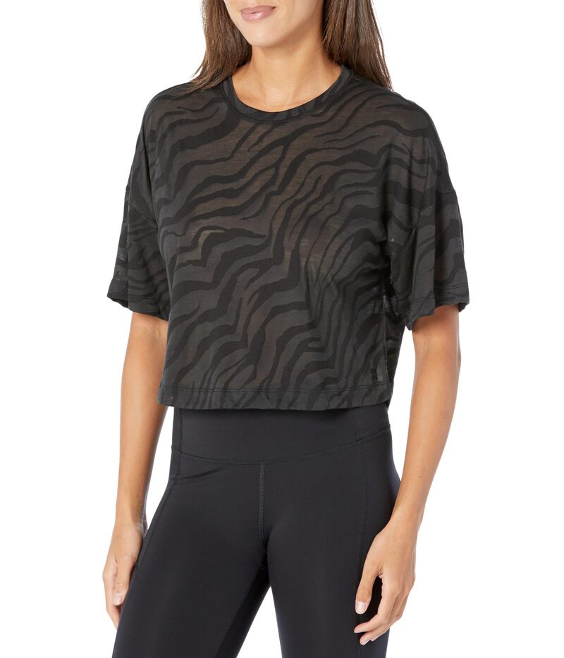 スウェッティベティ レディース トップス シャツ Sweaty Betty Studio Burnoutee Black ブラック