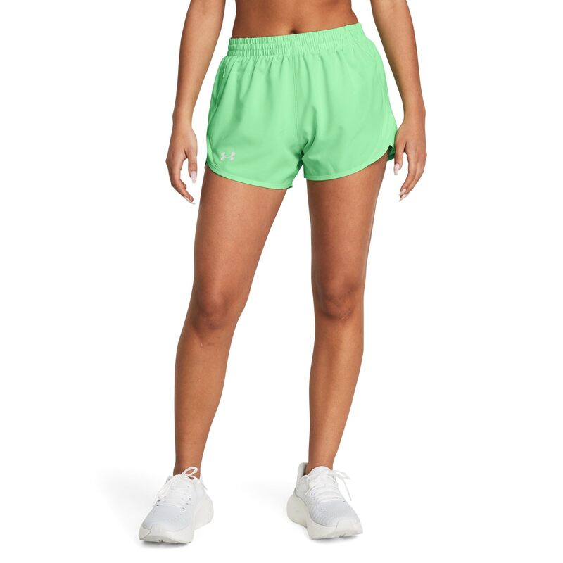 アンダーアーマー レディース ボトムス ハーフパンツ・ショーツ ショートパンツ Under Armour Fly By Shorts Matrix Green/Matrix Green/Reflective グリーン