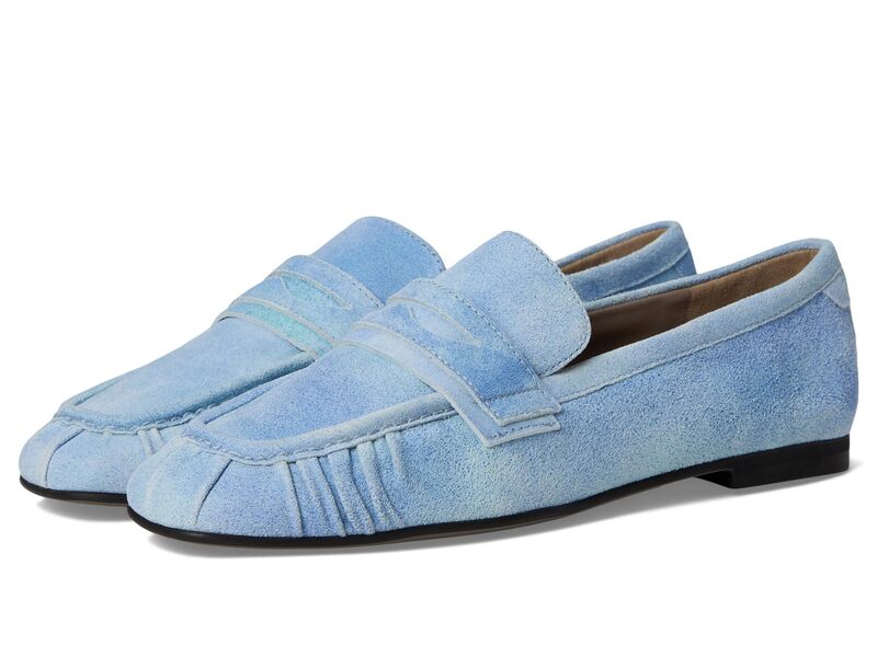 オールセインツ レディース シューズ スリッポン・ローファー スエードクロス AllSaintsapphire Suede Loafer Denim Blue ジーンズ ローファー-靴-レディース靴
