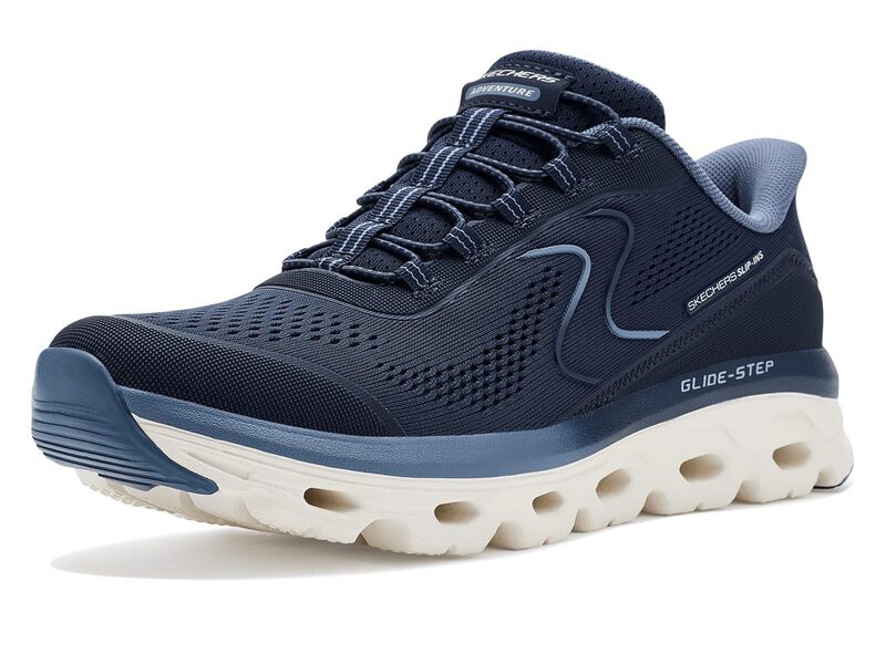 スケッチャーズ レディース シューズ スニーカー SKECHERS Glide Step Sole Hands Free Slip-Ins Navy 米国海軍