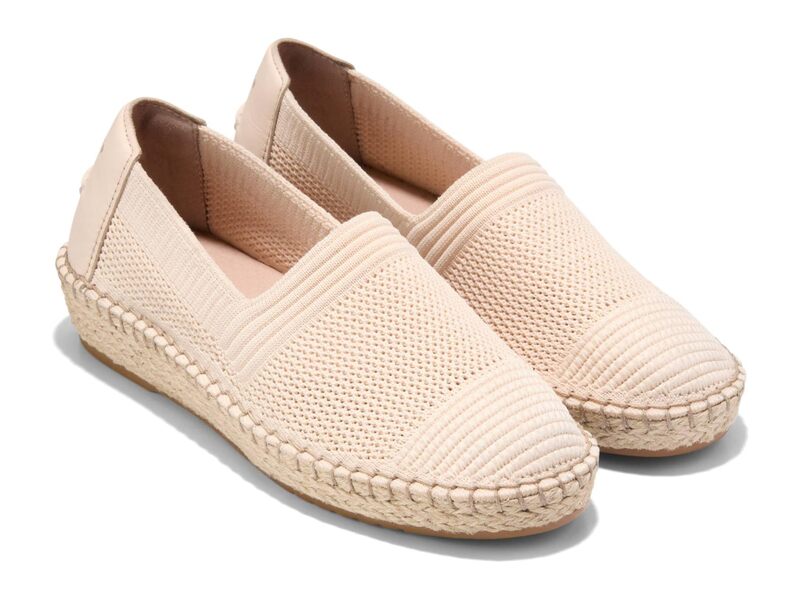 電話を掛けるハーン レディース シューズ スリッポン・ローファー Cole Haan Cloudfeel Espadrille II Sandollar Stitchlite 靴-ローファー-レディース靴