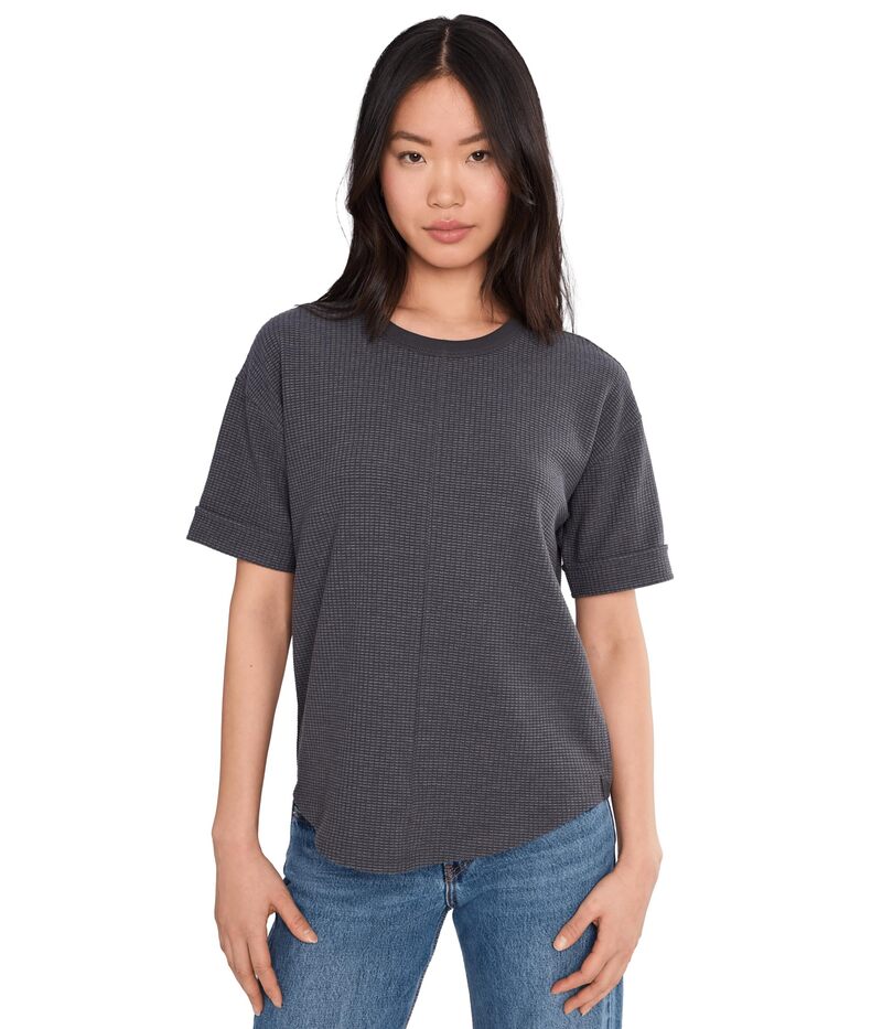 リラピー レディース アウター 編み物・スウェーター 落っこちる肩部 汗水 プルオーバー Lilla P Drop Shoulder Sweatshirt Granite