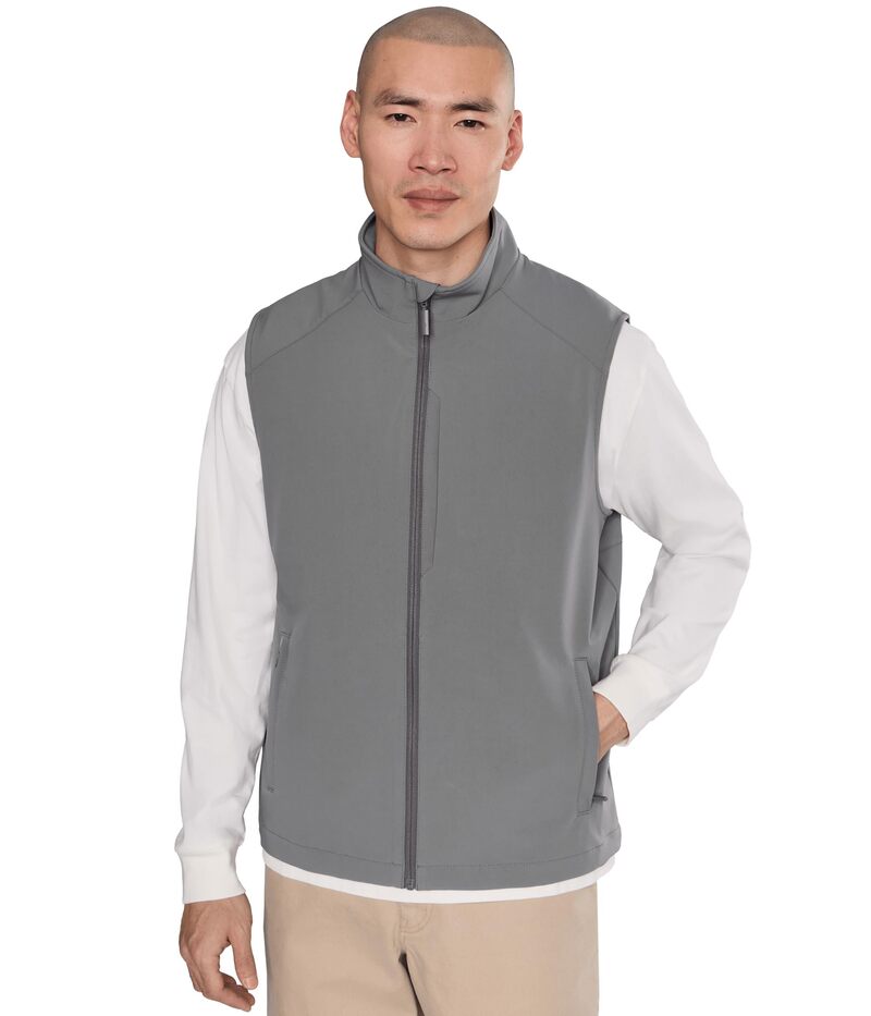 トッミーバハマ メンズ アウター 厚地の外套 より良い Tommy Bahama Clubhouse Pro Vest Spa Stone 石ころ