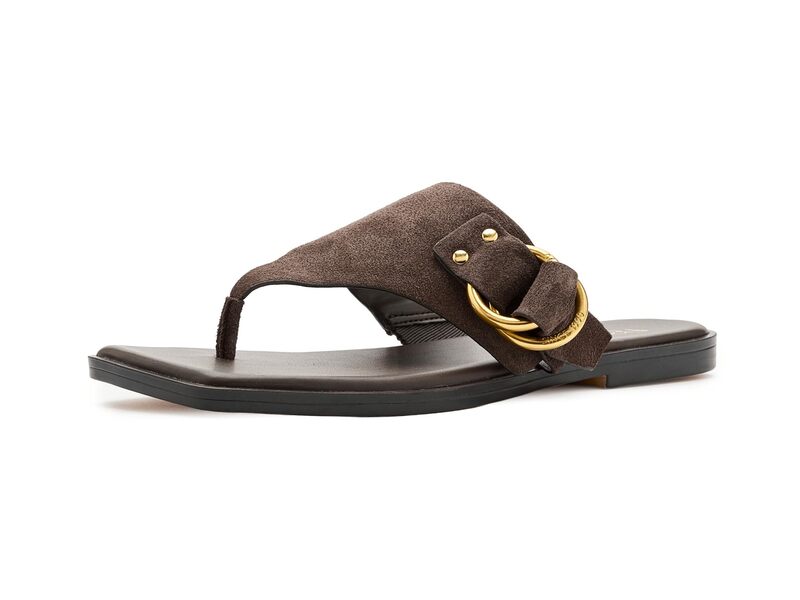 フランコサルト レディース シューズ サンダル Franco Sarto Mavie Umber Dark Brown Suede 赤銅色