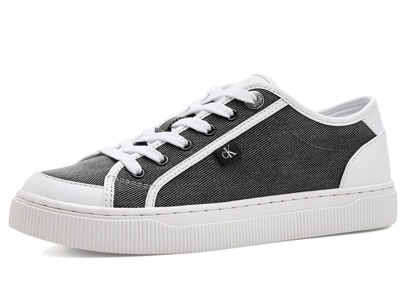 カルバンクライン レディース シューズ スニーカー Calvin Klein Lorean Black/White 白いこと