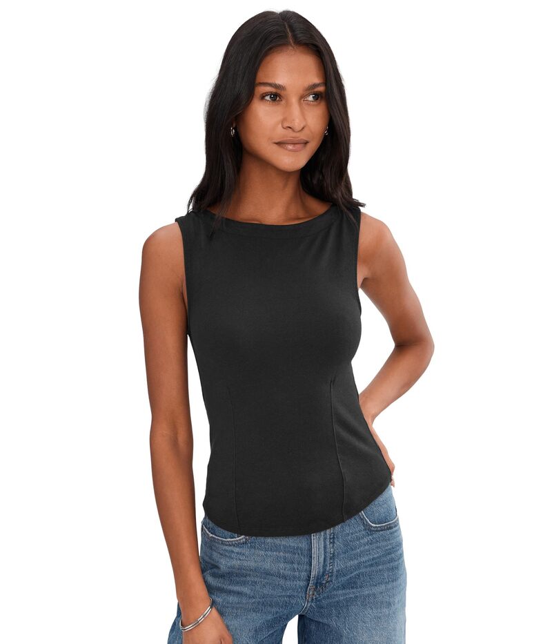 フリーピープル レディース トップス シャツ Free People Iconic Tank Black ブラック｜ReVida 店