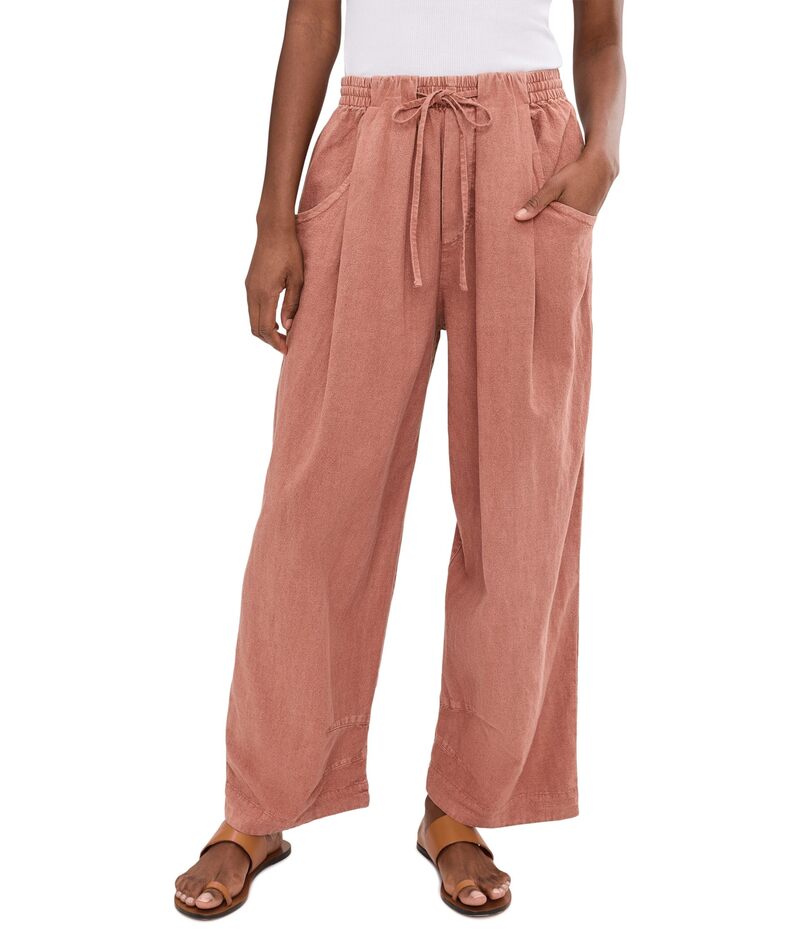フリーピープル レディース ボトムス カジュアルパンツ Free People Chambers Laid Back Pull-On Canyon Sunset|ReVida 店
